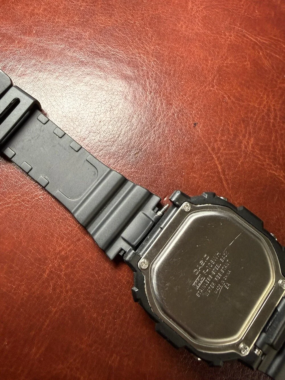 Casio F-108WH Digital Quartz Resin Strap Black/Gray Backlight Alarm Chrono WR